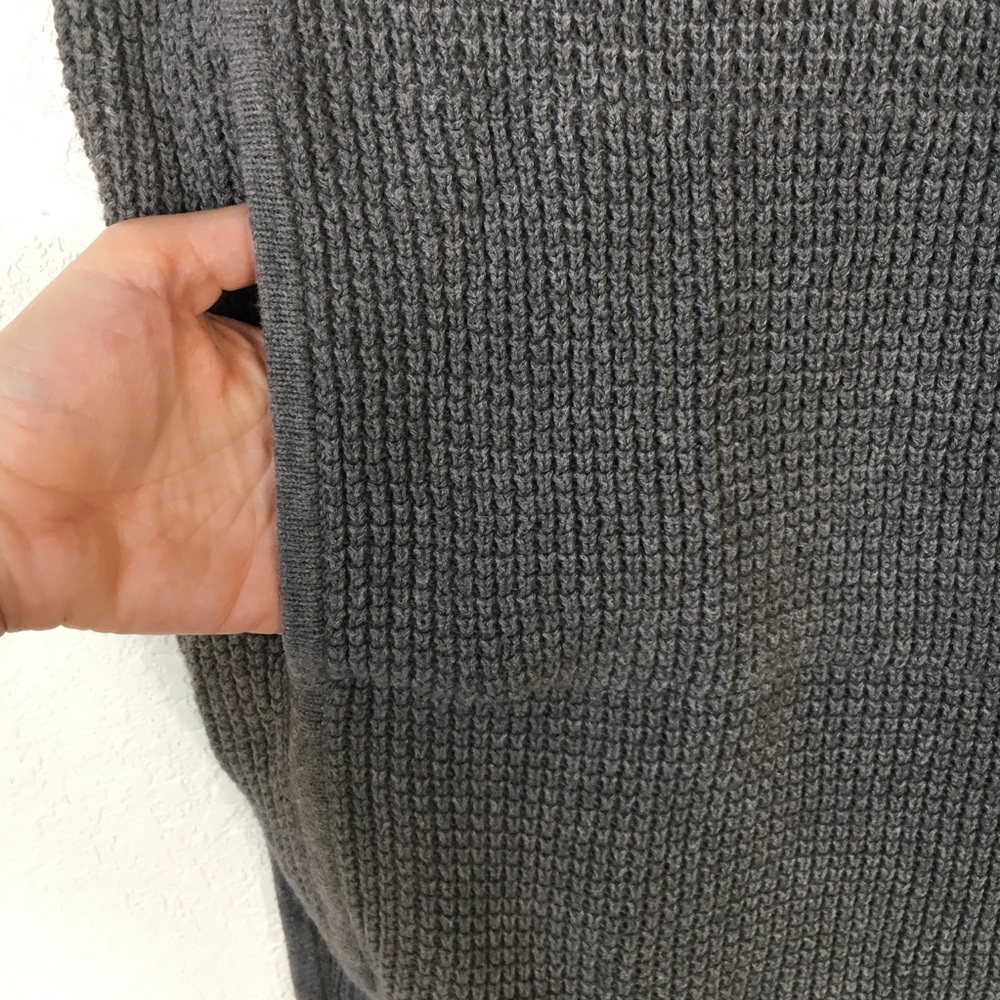 UGG Gray Selby Short Sleeve Cowl Neck Sweater - Picture 6 of 10